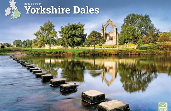 Yorkshire Dales A4 Calendar 2027
