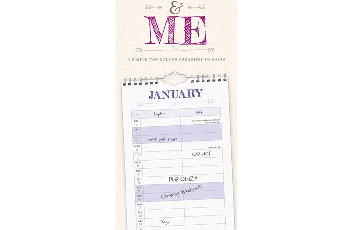 You & Me Couples Slim Planner 2027