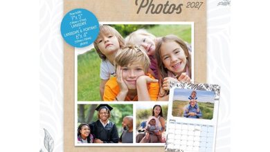 Your Family Photos A4 Calendar 2027