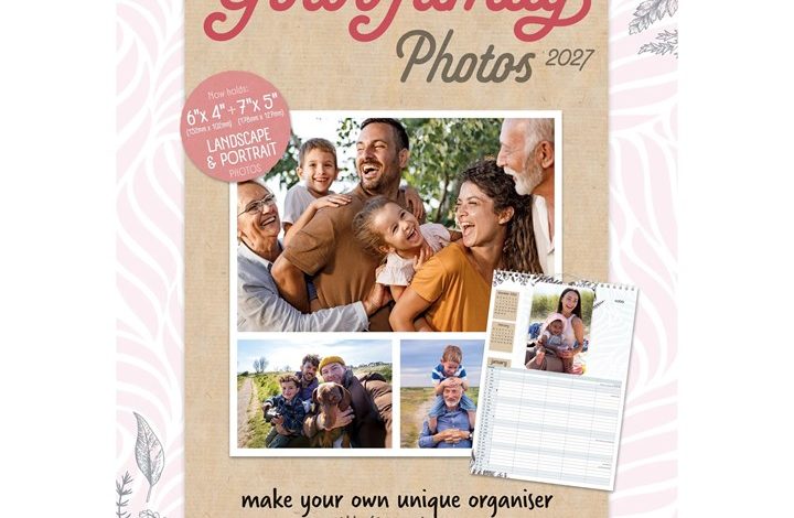 Your Family Photos A3 Family Planner 2027