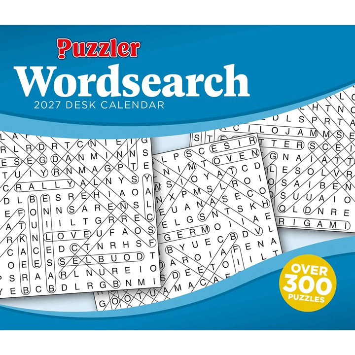 Wordsearch, Puzzler Desk Calendar 2027