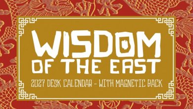 Wisdom of the East Mini Desk Calendar 2027