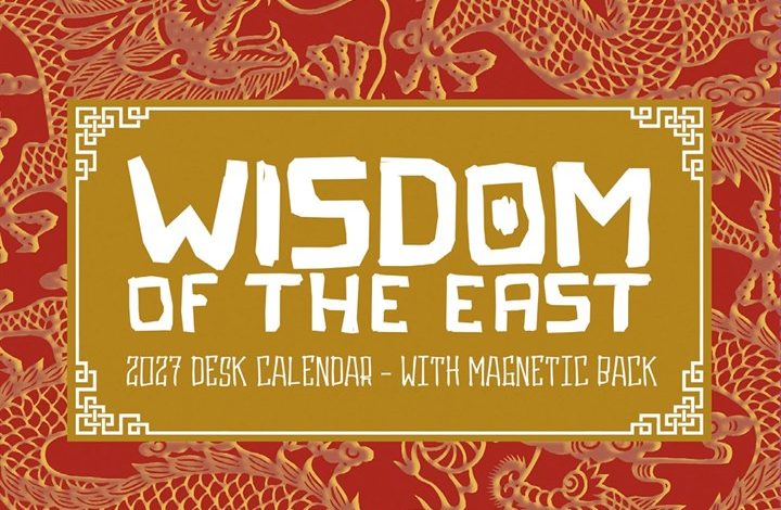 Wisdom of the East Mini Desk Calendar 2027