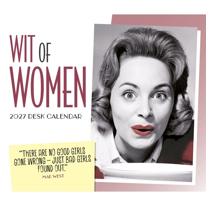 Wit Of Women Desk Calendar 2027