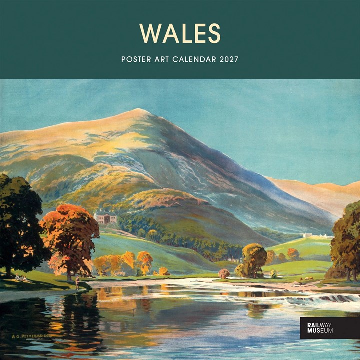 National Railway Museum, Wales Poster Art Calendar 2027
