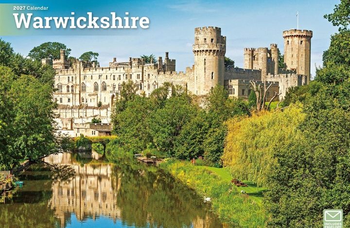 Warwickshire A4 Calendar 2027