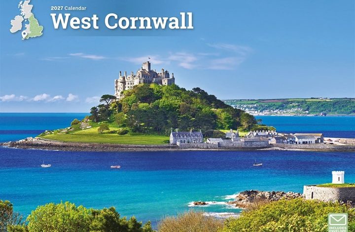 West Cornwall A4 Calendar 2027