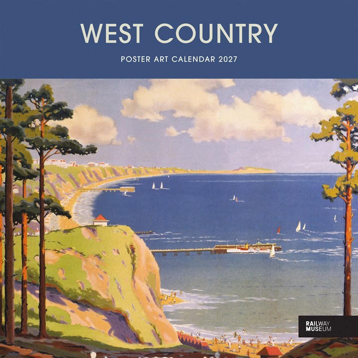 National Railway Museum, West Country Poster Art Calendar 2027