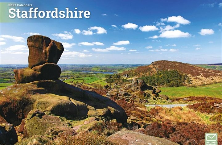 Staffordshire A4 Calendar 2027