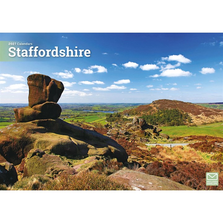 Staffordshire A4 Calendar 2027
