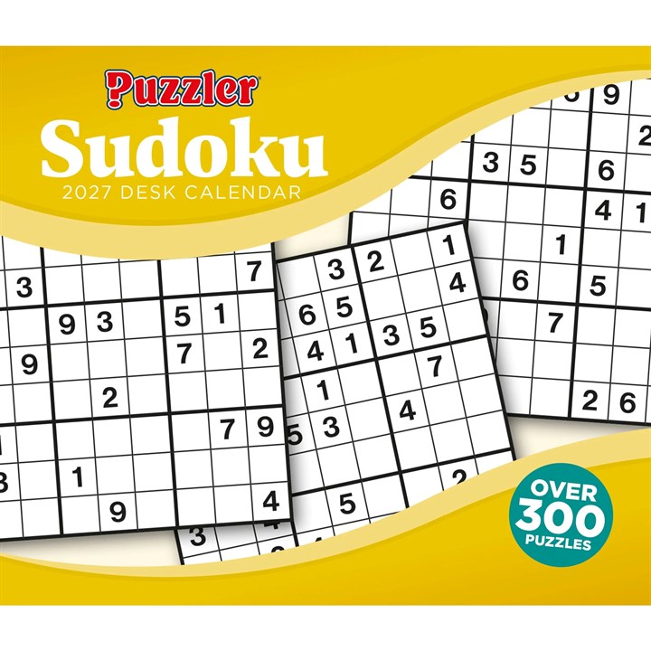 Sudoku, Puzzler Desk Calendar 2027