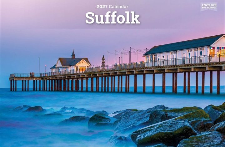 Suffolk A5 Calendar 2027