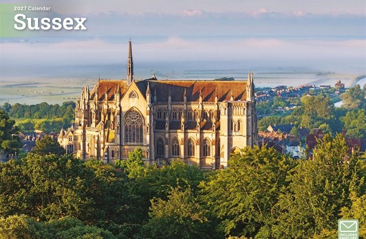 Sussex A4 Calendar 2027