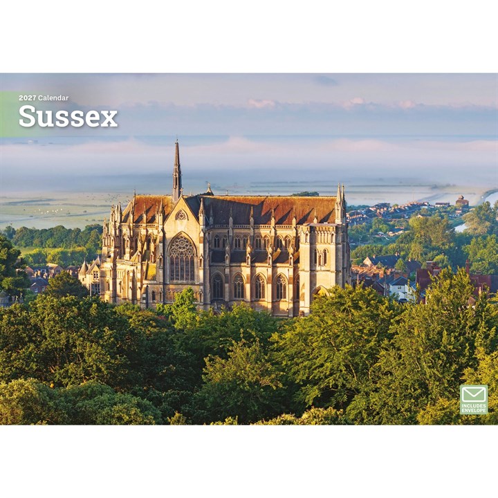 Sussex A4 Calendar 2027