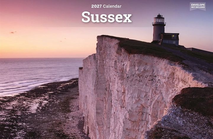 Sussex A5 Calendar 2027