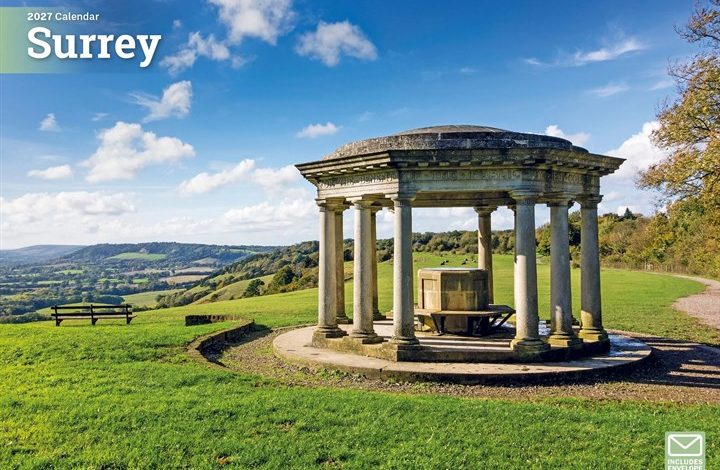 Surrey A4 Calendar 2027