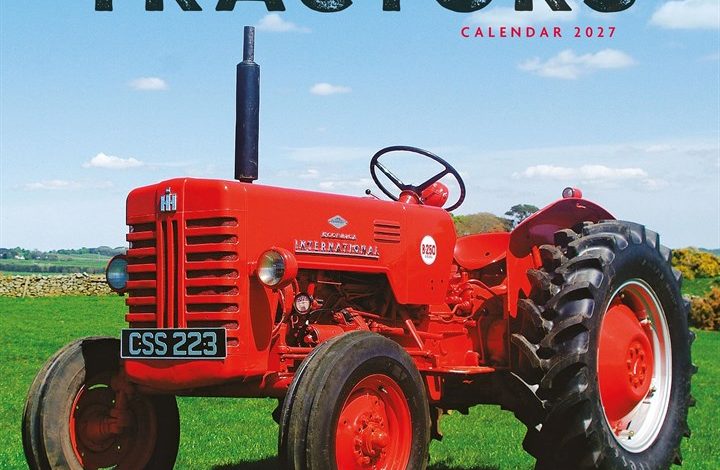 Vintage Tractors Calendar 2027