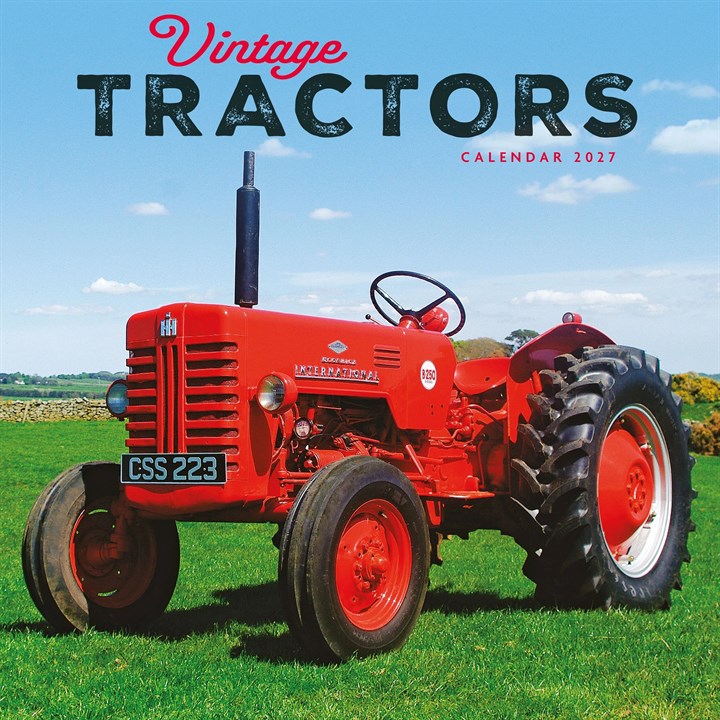 Vintage Tractors Calendar 2027