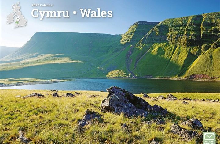 Wales A4 Calendar 2027