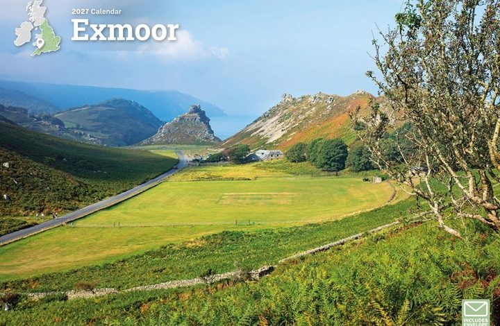 Exmoor A4 Calendar 2027
