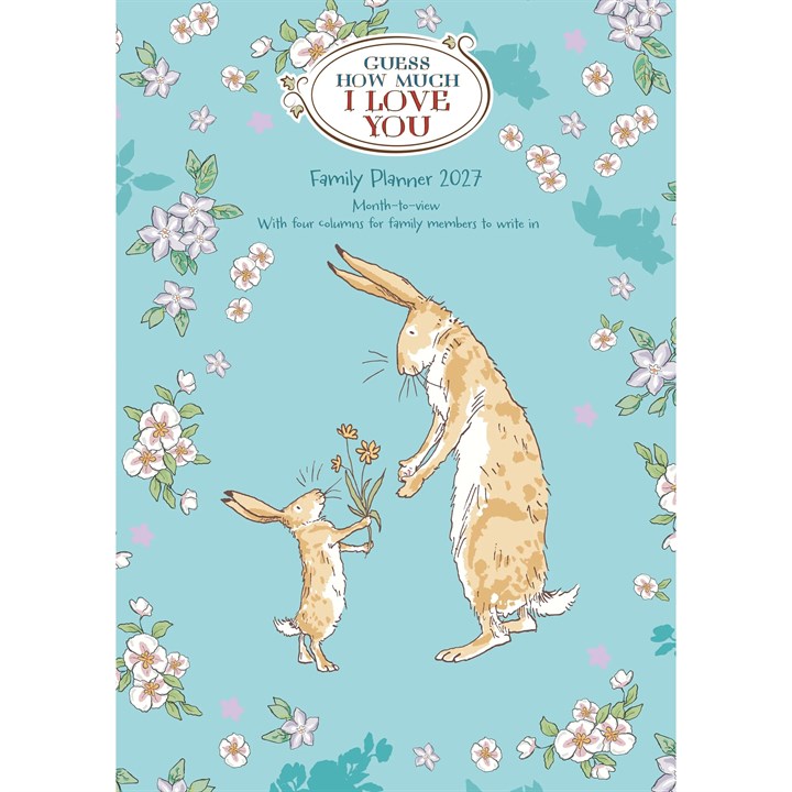 Guess How Much I Love You A3 Family Planner 2027