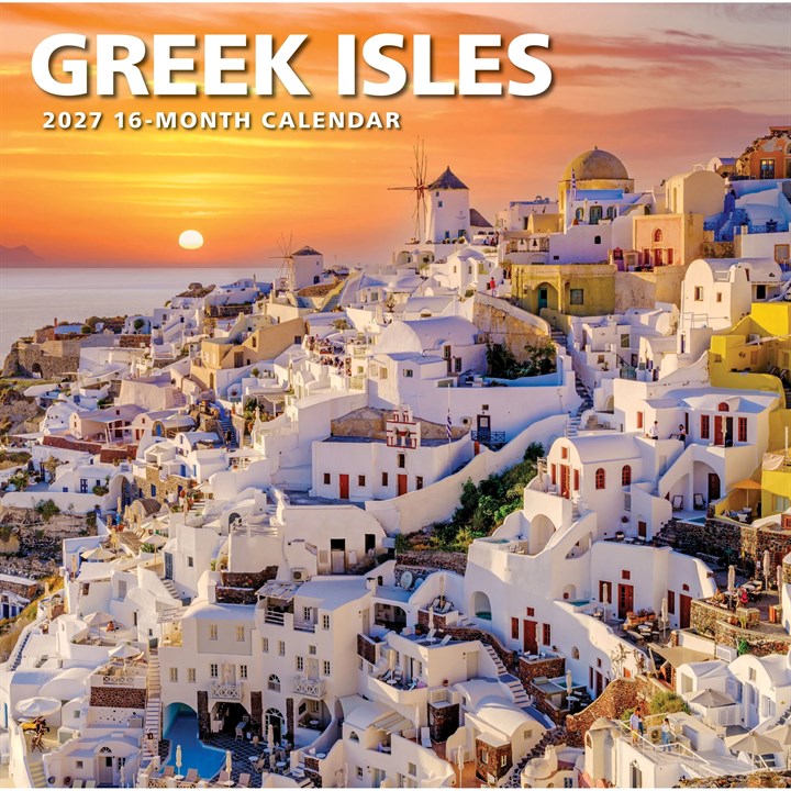 Greek Isles Calendar 2027