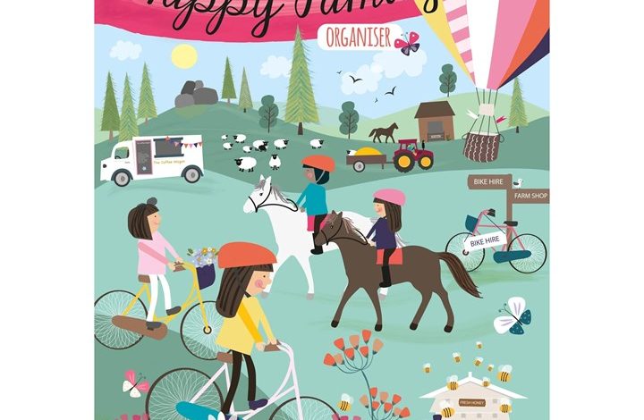 Happy Family A3 Family Organiser 2027