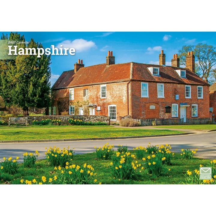 Hampshire A4 Calendar 2027