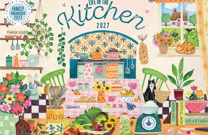 Life In The Kitchen A4 Family Organiser 2027