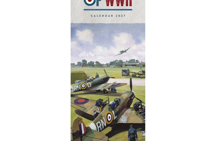 Legends Of WWII Slim Calendar 2027