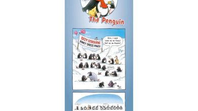 Eric The Penguin Slim Calendar 2027
