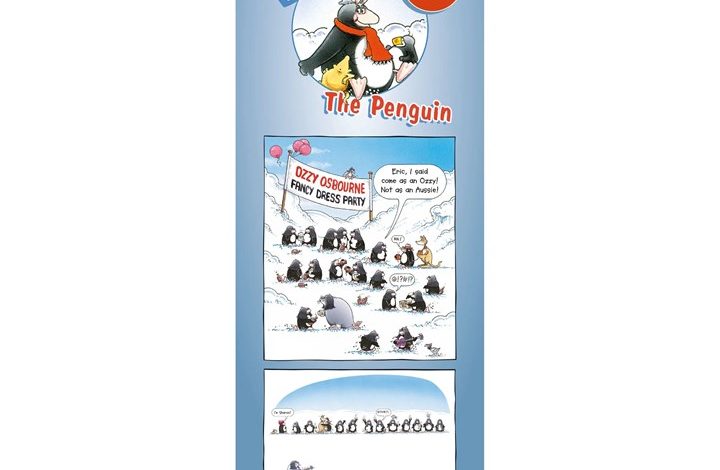 Eric The Penguin Slim Calendar 2027