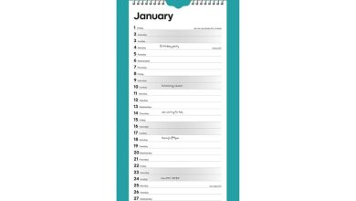 Essential Slim Calendar 2027