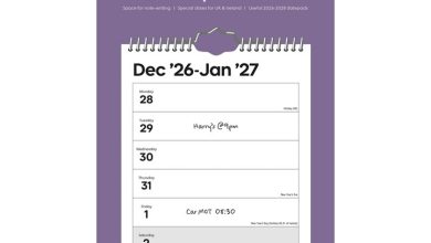 Essential Week-To-View Short Slim Calendar 2027