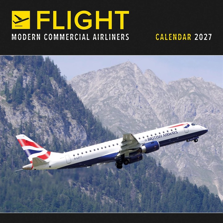 Flight, Modern Commercial Airliners Calendar 2027