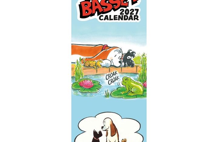 Fred Basset Slim Calendar 2027