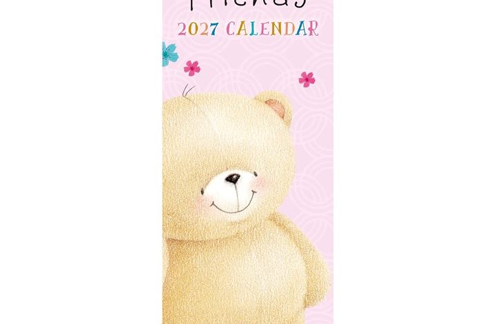 Forever Friends Slim Calendar 2027