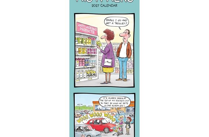 Funny Side Of His 'N' Hers Couples Slim Planner 2027