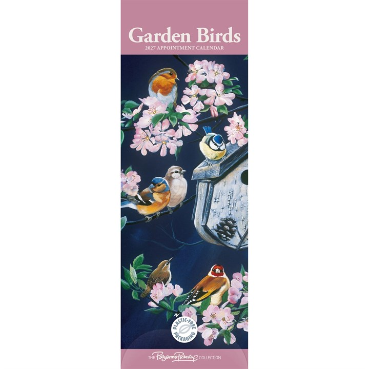 Pollyanna Pickering, Garden Birds Slim Calendar 2027