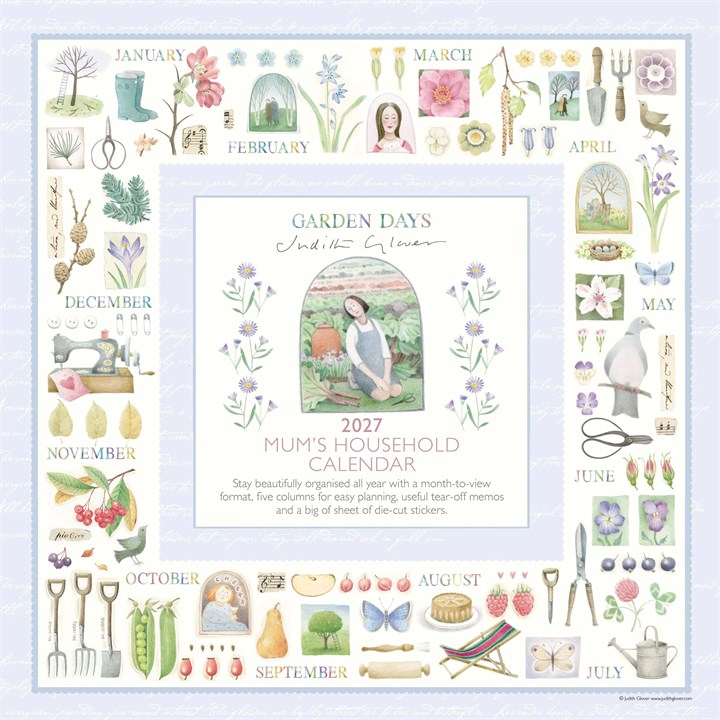 Judith Glover, Garden Days Mum’s Household Family Planner 2027