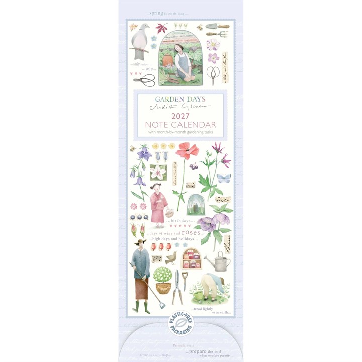 Judith Glover, Garden Days Slim Calendar 2027