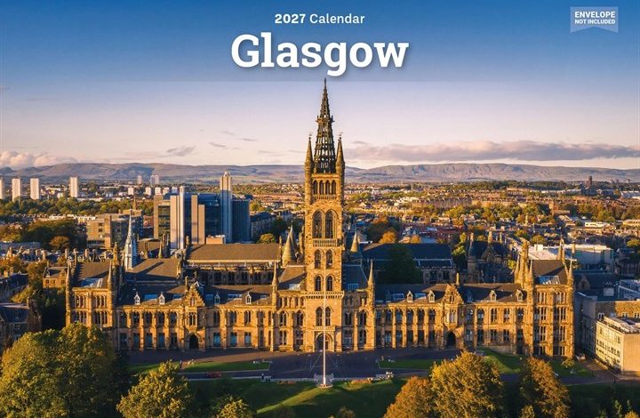 Glasgow A5 Calendar 2027