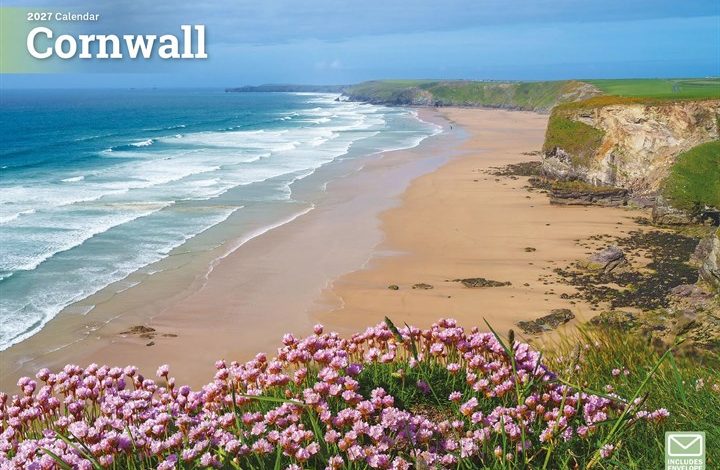 Cornwall A4 Calendar 2027
