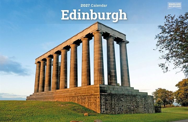 Edinburgh A5 Calendar 2027