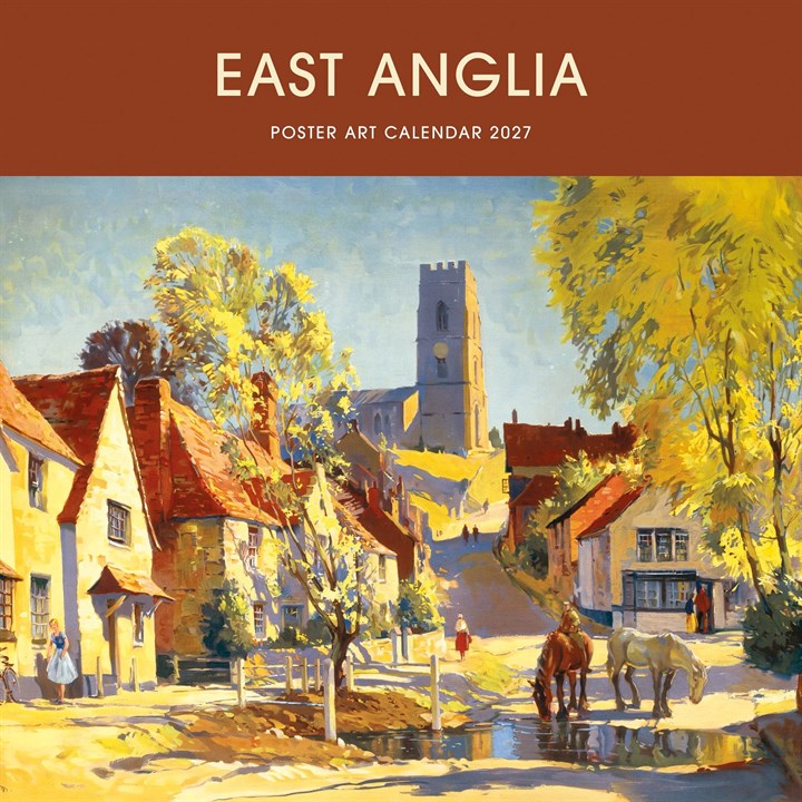 National Railway Museum, East Anglia Poster Art Calendar 2027
