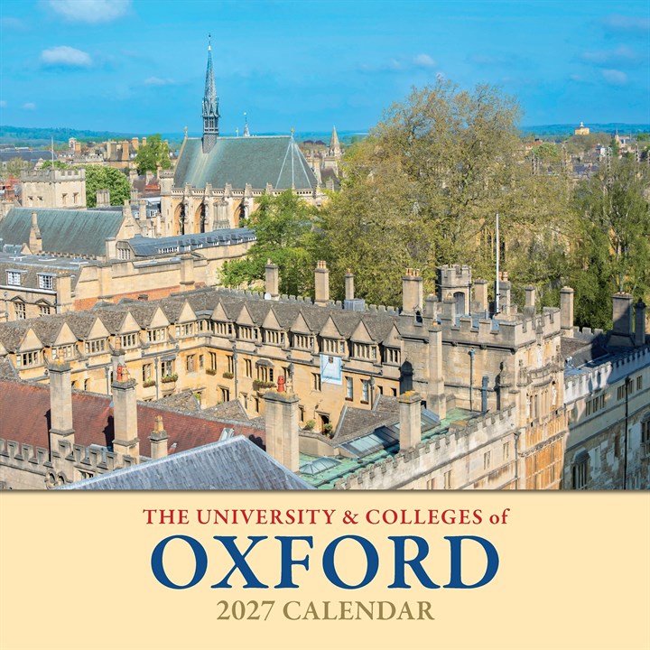 Oxford Colleges Deluxe Calendar 2027