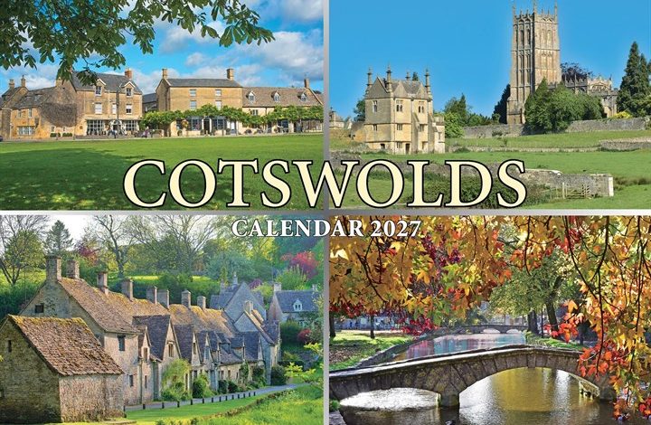 Romance Of The Cotswolds A4 Calendar 2027