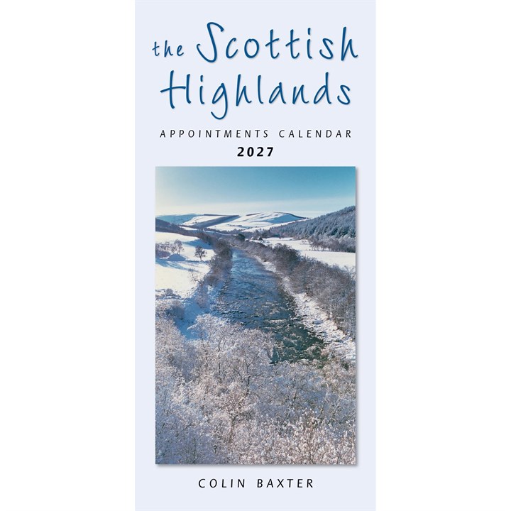 Colin Baxter, Scottish Highlands Slim Calendar 2027