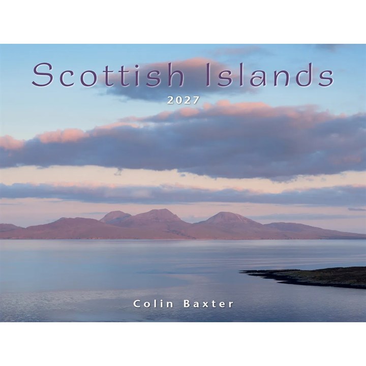 Colin Baxter, Scottish Islands A4 Calendar 2027