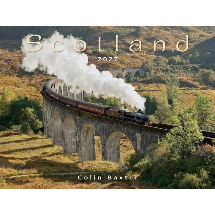 Colin Baxter, Scotland Landscape A4 Calendar 2027